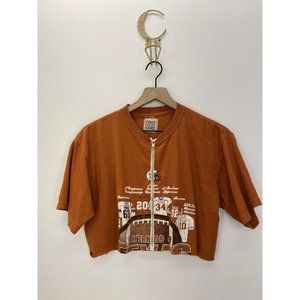 Furst of a King Crew Neck Short Sleeve Crop Tee